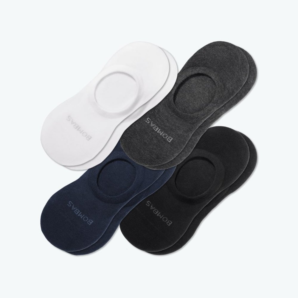 Bombas Women's Lightweight No Show Sock 4-Pack